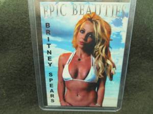 Epic Beauties Card-Britney Spears...