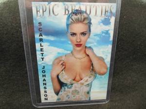 Epic Beauties Card- Scarlet Johanss...
