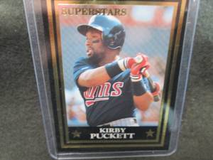 Custom Print  Kirby Puckett Card...