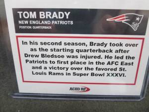 Custom Print  Tom Brady Card...