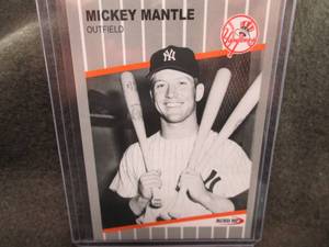 Reprint Replica Mickey Mantle Card...