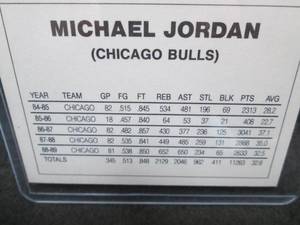 Custom Print  Michael Jordan Card...