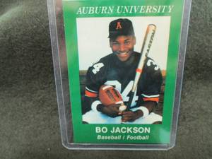 Custom Print  Bo Jackson Card...