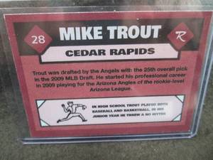 Custom Print  Mike Trout Card...