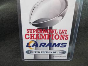 Custom Print  LA Rams Super Bowl ...