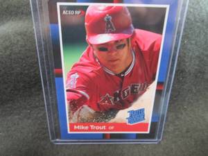 Custom Print  Mike Trout Card...