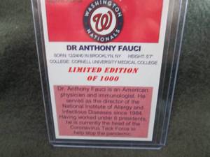 Reprint Replica Dr Anthony Fauci Ca...