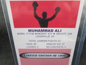 Custom Muhammad Ali Card...