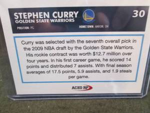 Custom Stephen Curry Card...