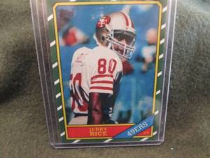 Reprint Replica Jerry Rice Card...