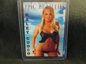 Epic Beauties Card- Kaley Cuoco...