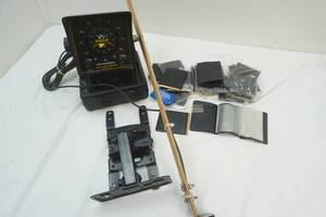 lot 46 image: wallets,tv mount, fish finder