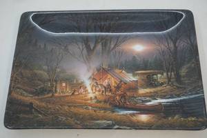 lot 77 image: Terry Redlin Woodland Canoe