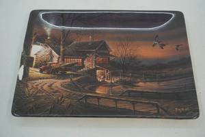 lot 79 image: Terry Redlin Woodland Canoe