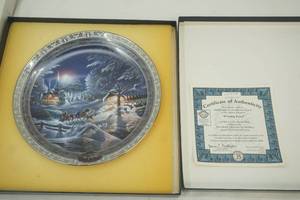 lot 82 image: Terry Redlin Plate Evening Frost
