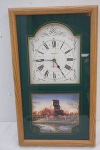 lot 103 image: Terry Redlin Clock
