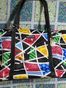 lot 11 image: Britto Choice of Artwork Nylon Tote Bag
