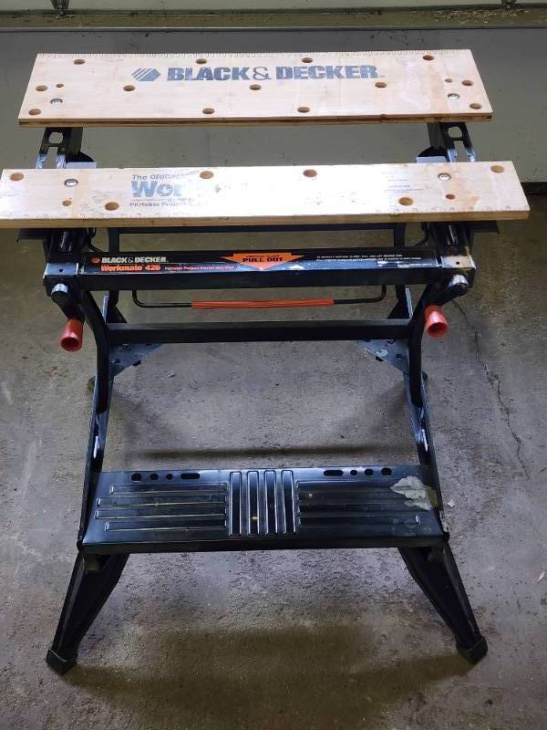 Black & Decker 425 Portable Workbench and Vice, Chaska Cabinetry  Machinery, Drywall Equipment and More Auction