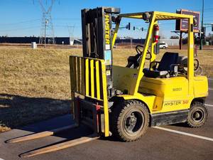 lot 1 image: Hyster 50 Series Industrial Propane Forklift