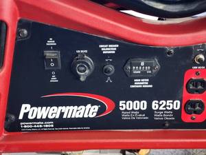 lot 15 image: Powermate Generator