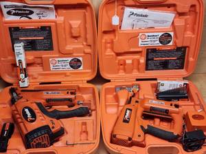 lot 46 image: Paslode Cordless 18 Gauge Brad Nailer & Finishing Nailer