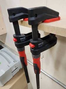 lot 123 image: (2) Bessey Woodworking Clamps
