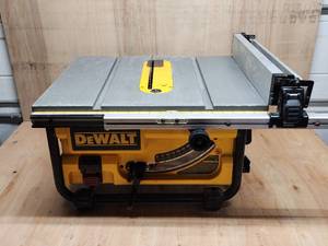 lot 37 image: DeWalt Portable Table Saw