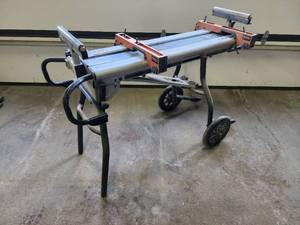lot 113 image: Ridgid Miter Saw Utility Stand Model #MS-UV