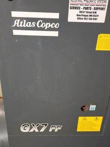 lot 18 image: Atlas Copco GX7 FF Industrial Air Compressor