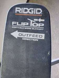 lot 108 image: Ridgid Portable Adjusting Flip Top Work Support Stand