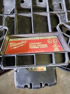 lot 102 image: Milwaukee Rocket Cordless Floor Light