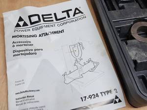 lot 94 image: Delta Drill Press Mortising Attachment