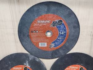 lot 111 image: (3) 14in. Chop Saw Blades