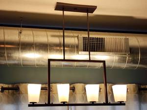 lot 308 image: (4) Light Hanging Island Light Fixture