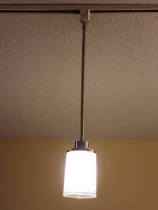 lot 312 image: (2) Hanging Track Lighting Fixture