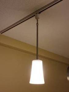 lot 314 image: (2) Hanging Track Lighting Fixture