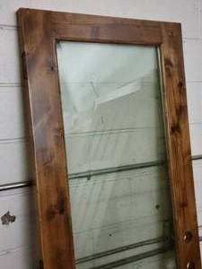 lot 150 image: Interior Wooden Glass door
