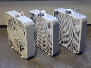 lot 211 image: (3) Fans used to Circulate Air for Drywalling