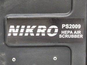 lot 3 image: Nikro Industries PS2009 Hepa Air Scrubber