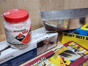 lot 205 image: Large Assortment of Construction Supplies