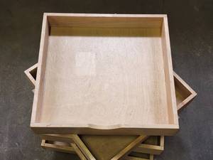 lot 119 image: (5) Assorted Dove-Tailed DrawersBoxes