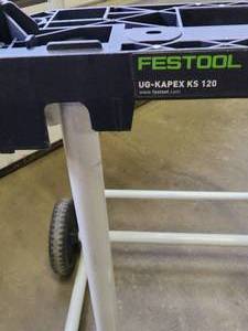 lot 89 image: Festool KAPEK KS 120 Sliding Miter Saw Stand