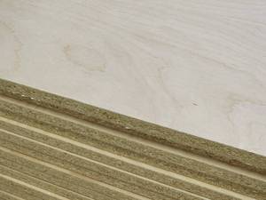 lot 145 image: (30) Sheets of Birch Veneer Particle Board