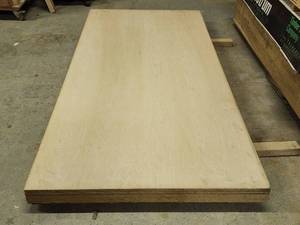lot 155 image: (6) Sheets of White Maple Veneer Particle Board