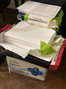 lot 233 image: Large Lot of Office Paper