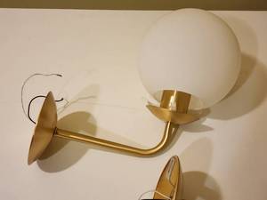 lot 224 image: Set of Wall Mounted Globe Lights