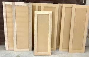 lot 262 image: Variety of Nine Cabinet Panels