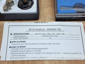 lot 375 image: Mini Airbrush Compressor with Accessories