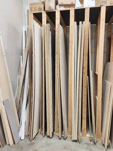 lot 325 image: Large Assortment of Cabinetry Wood Products