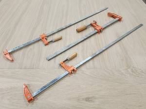 lot 298 image: (3) Woodworking Clamps